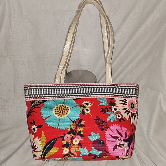 Spartina 449 Bermuda Boho Hazel Floral Tote NWT - Picture 6 of 16